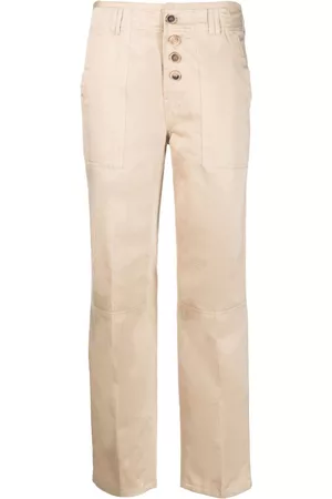 SEMICOUTURE Button-fly straight-leg trousers