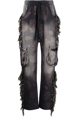 Alchemist Men Cargo Pants - Paisley-print cotton cargo pants