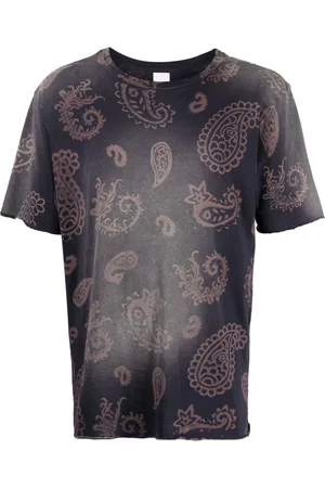 Alchemist Men Short Sleeve - Paisley-print cotton T-Shirt