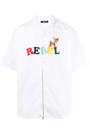 UNDERCOVER Rebel short-sleeve cotton shirt