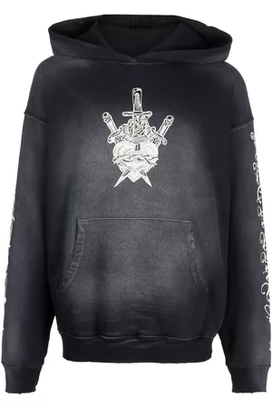 Alchemist Men Sweatshirts - Logo-print cotton hoodie