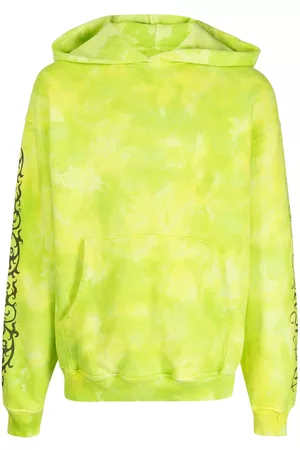 Alchemist Men Hoodies - Tie-dye cotton hoodie