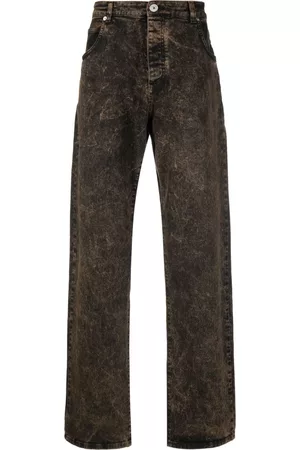 Balmain Distressed-effect dnim jeans
