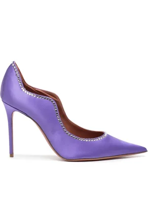 Amina Muaddi Romy pointed-toe pumps