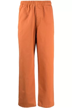 STUSSY Men Pants - Straight-leg cotton trousers