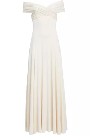 Khaite The Bruna off-shoulder maxi dress