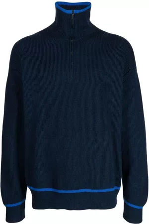 PRINGLE OF SCOTLAND Half-zip fastening wool jumper