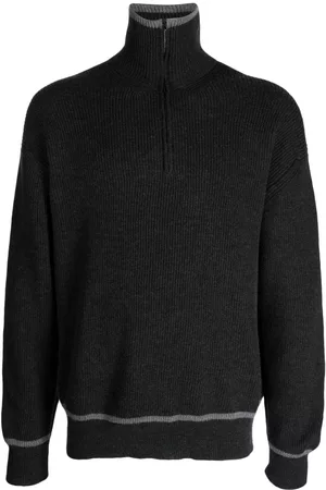 PRINGLE OF SCOTLAND Half-zip fastening wool jumper