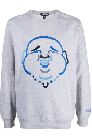True Religion Men Sweatshirts - Embroidered-graphic cotton sweatshirt