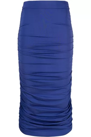 The Andamane Draped midi skirt