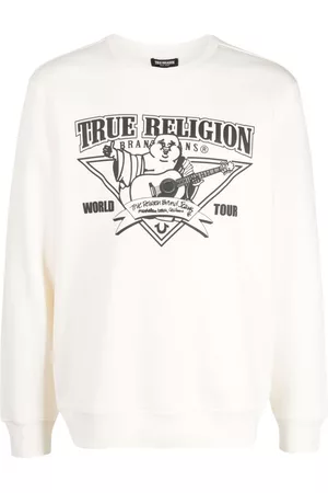 True Religion Men Sweatshirts - Graphic-print cotton sweatshirt