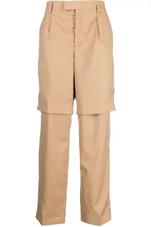 VTMNTS Layered straight-leg trousers