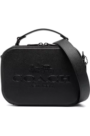 Coach Men Bags - Logo-embossed leather shoulder bag