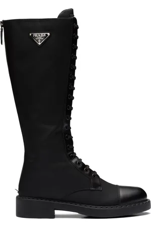 ASOS Design Courtney Chunky Lace Up Knee High Boots