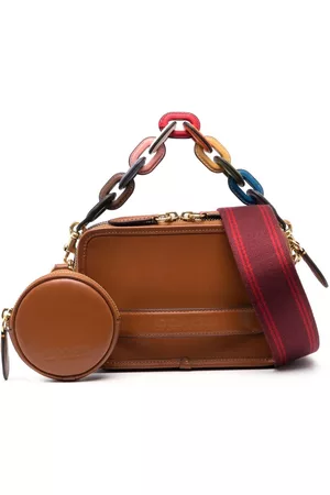 Coach Men Bags - Logo-debossed chain-link shoulder bag