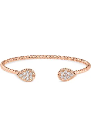 Boucheron 18kt rose gold Serpent Bohème diamond bracelet
