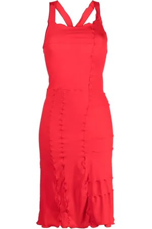 Sherris Patchwork-design sleeveless dress