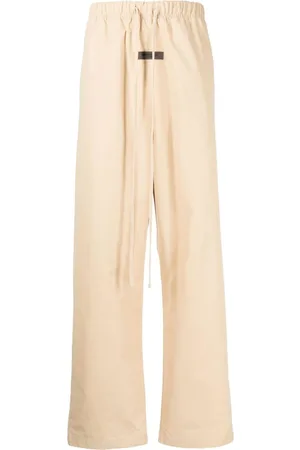 FEAR OF GOD Logo-patch straight-leg trousers