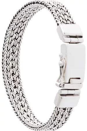 Nialaya Men Bracelets - Braided chain bracelet