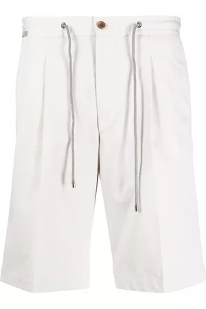 corneliani Men Shorts - Drawstring-waist shorts