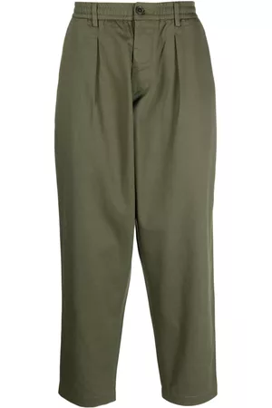 Universal Works Men Pants - Elasticated-waistband tapered trousers