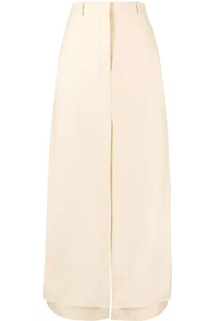 Lanvin A-line slit maxi skirt