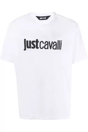 Roberto Cavalli Men Short Sleeve - Logo-print cotton T-shirt