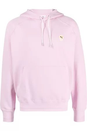PUMA Men Sweatshirts - Slogan-print drawstring hoodie