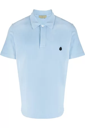 corneliani Men Polo Shirts - Logo-embroidered cotton polo shirt