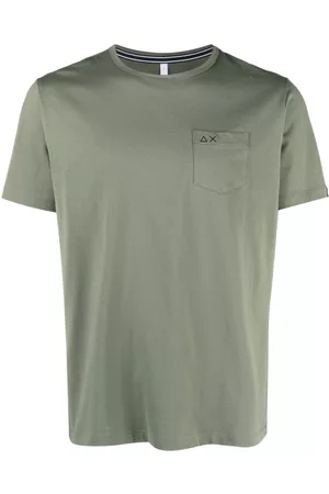 sun68 Men T-shirts - Patch-pocket cotton T-shirt