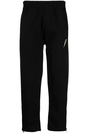 Neil Barrett Embroidered-logo jogging trousers