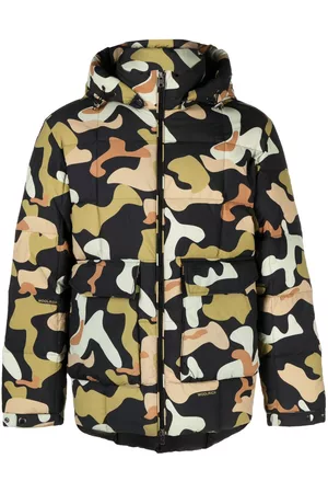 Woolrich Men Jackets - Abstract-print padded jacket