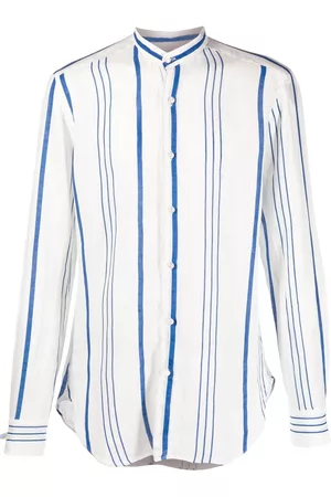 PENINSULA SWIMWEAR Stripe-print long-sleeved shirt