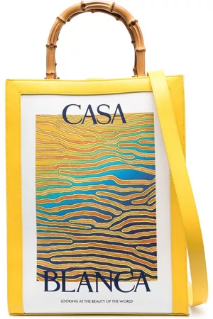 Casablanca Casa Ange de Jour-print tote bag
