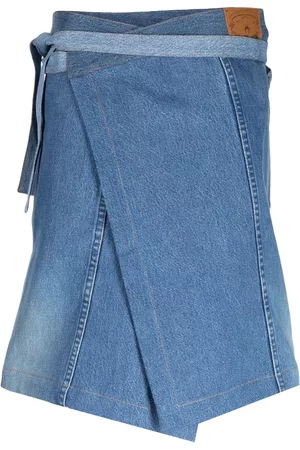 Marine Serre Moonogram denim apron