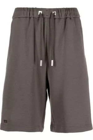 WOOYOUNGMI Drawstring cotton track shorts