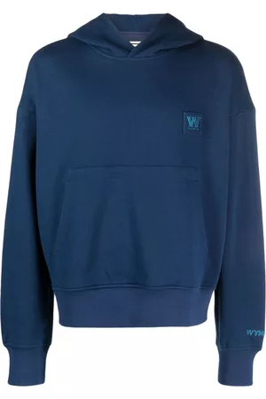 WOOYOUNGMI Embroidered-logo cotton hoodie