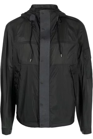 Ten Cate Men Jackets - Button-fastening drawstring hooded jacket