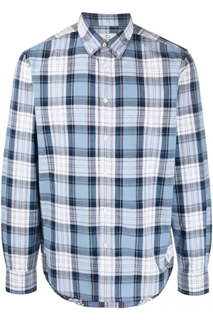 Woolrich Men Shirts - Plaid-pattern cotton shirt