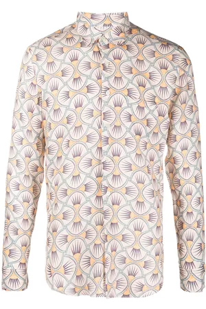 PENINSULA SWIMWEAR Geometric-print long-sleeve shirt
