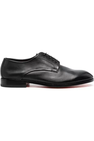 santoni Men Shoes - Leather lace-up shoes