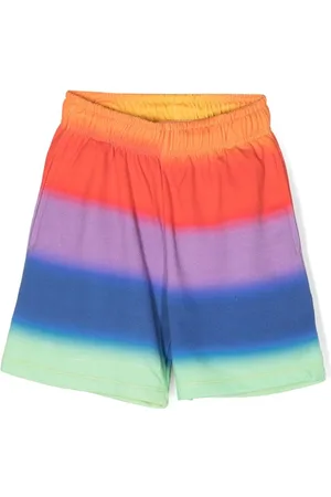 Molo Graphic-print organic cotton shorts