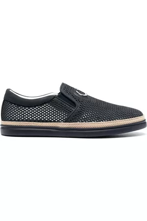 Casadei Men Sneakers - Nabuk leather sneakers