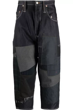 JUNYA WATANABE Patchwork-design cropped trousers