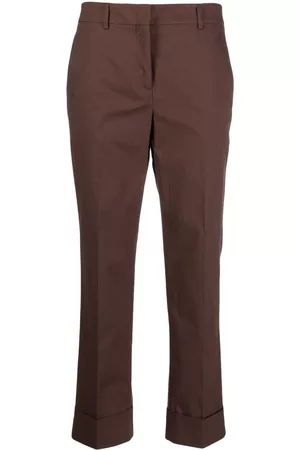 Incotex Pressed-crease cropped trousers