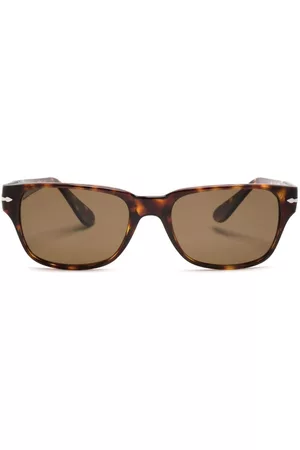 Persol Tortoiseshell-effect rectangle-shape sunglasses