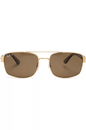 Ray-Ban Men Sunglasses - Tortoiseshell-detail square-frame sunglasses