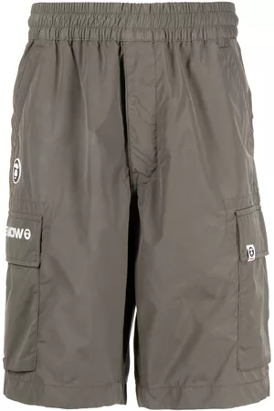 A Bathing Ape Logo-appliqué cargo shorts