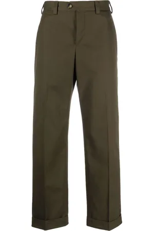 PT Torino Pressed-crease straight-leg trousers