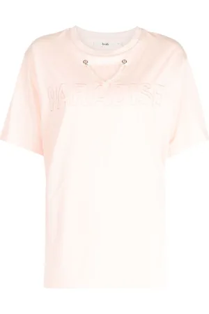 B+AB Chain-detail cotton T-shirt